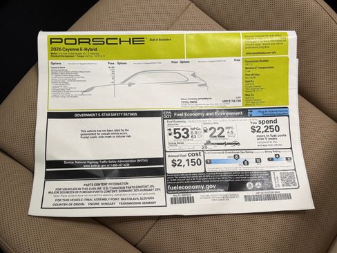 New 2026 Porsche Cayenne E-Hybrid image 56