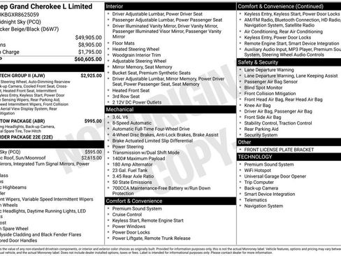 Used 2024 Jeep Grand Cherokee L Limited w/ Luxury Tech Group II AWD/4WD image 6