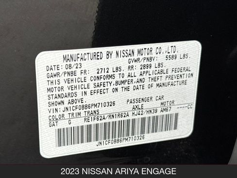 Used 2023 Nissan Ariya AWD image 32