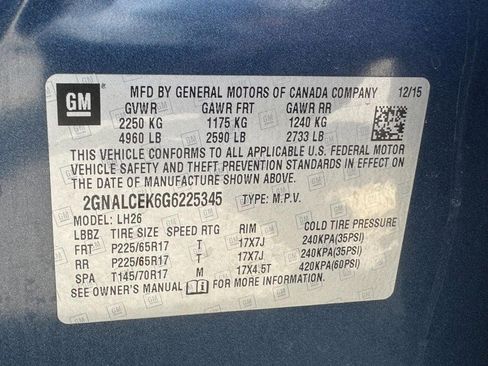 Used 2016 Chevrolet Equinox LT w/ Convenience Package FWD image 24