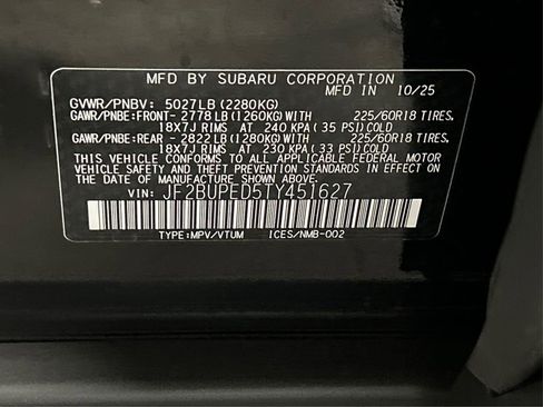 New 2026 Subaru Outback Touring image 16