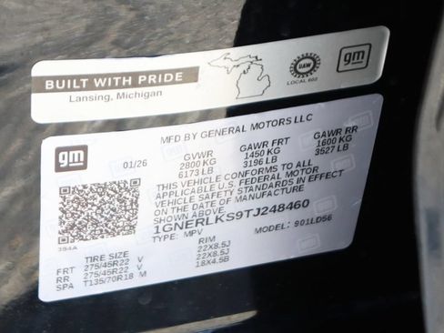 Used 2026 Chevrolet Traverse RS w/ LPO, Floor Liner Package FWD image 56