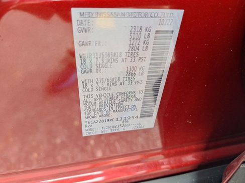 Used 2023 Nissan Murano SV image 33