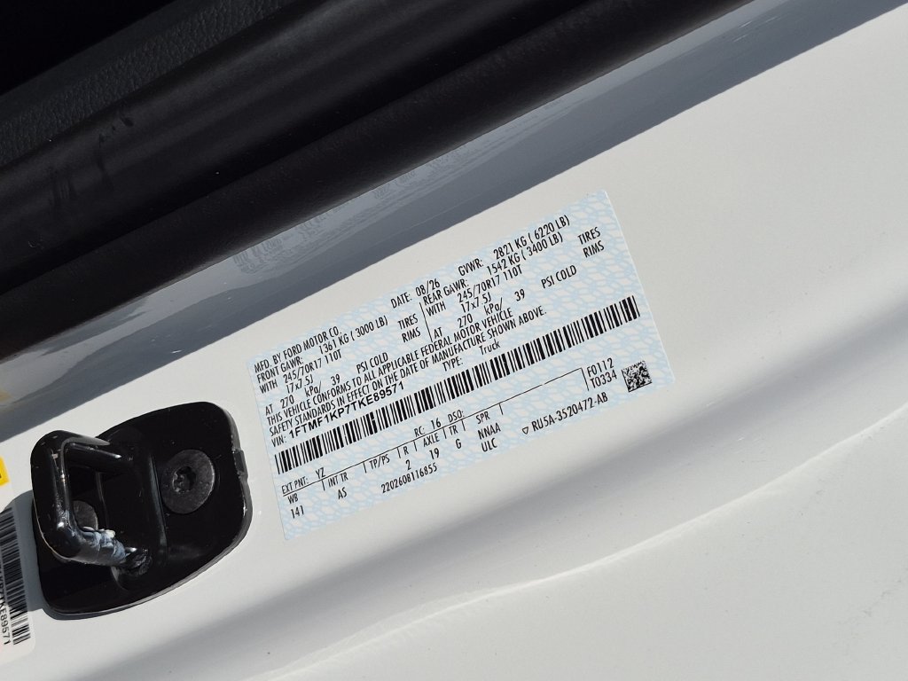New 2026 Ford F150 XL w/ Equipment Group 103A High RWD image 27