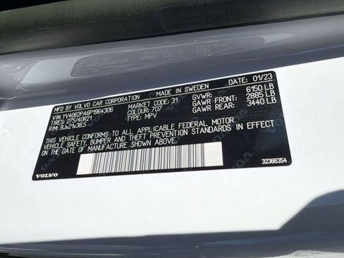 Certified 2023 Volvo XC90 B6 Ultimate w/ Protection Package Premier image 21