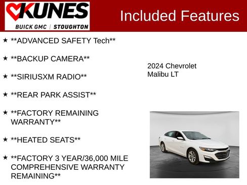 Used 2024 Chevrolet Malibu LT FWD image 2