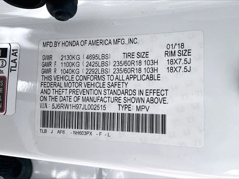 Certified 2018 Honda CR-V Touring image 33