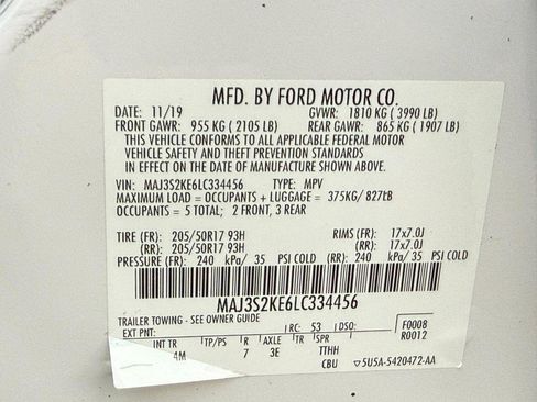 Used 2020 Ford EcoSport Titanium w/ Interior Protection Package image 25