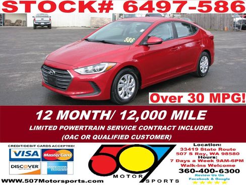 Used 2017 Hyundai Elantra SE FWD image 3