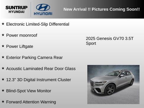 Used 2025 Genesis GV70 3.5T Sport w/ Sport Prestige Package AWD/4WD image 11