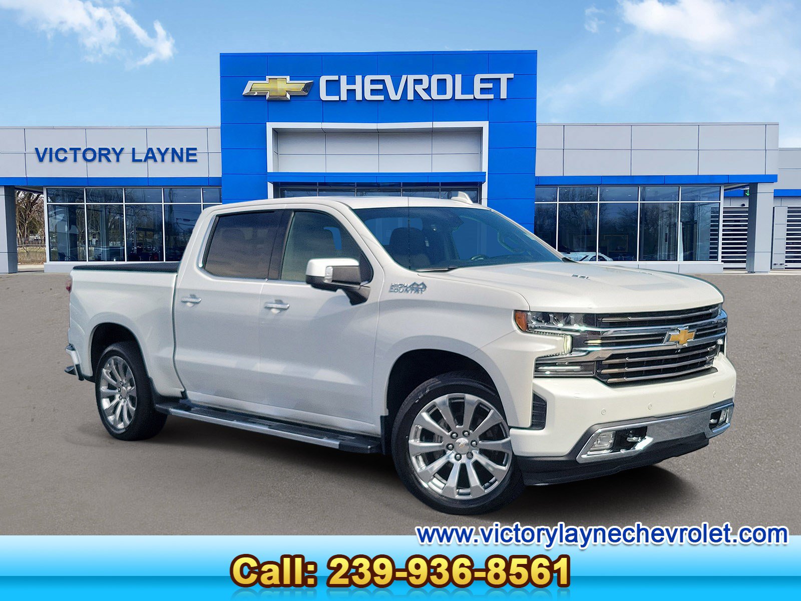 Used 2021 Chevrolet Silverado 1500 High Country w/ Technology Package AWD/4WD image 1