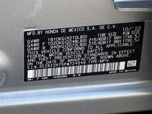 Used 2023 Honda HR-V EX-L image 31