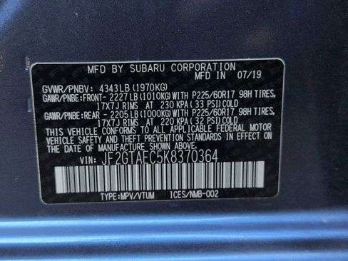 Used 2019 Subaru Crosstrek 2.0i Premium image 34