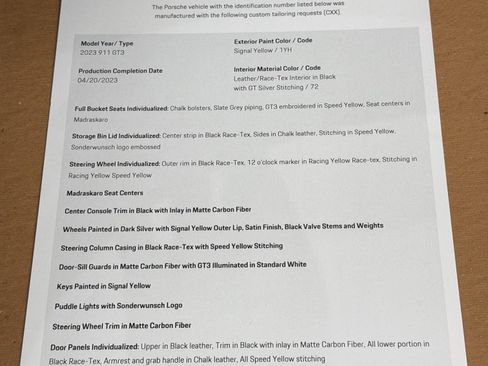 Certified 2023 Porsche 911 GT3 image 65