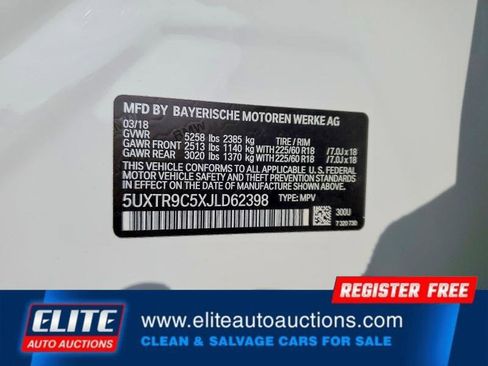 Used 2018 BMW X3 xDrive30i image 18