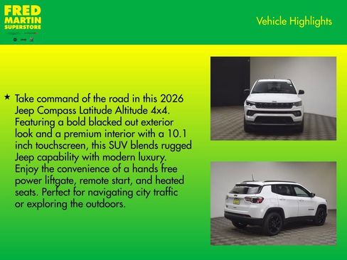 New 2026 Jeep Compass Latitude image 8