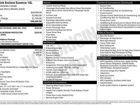 Used 2019 Buick Enclave Essence w/ Trailering Package, 5000 lbs. AWD/4WD image 6