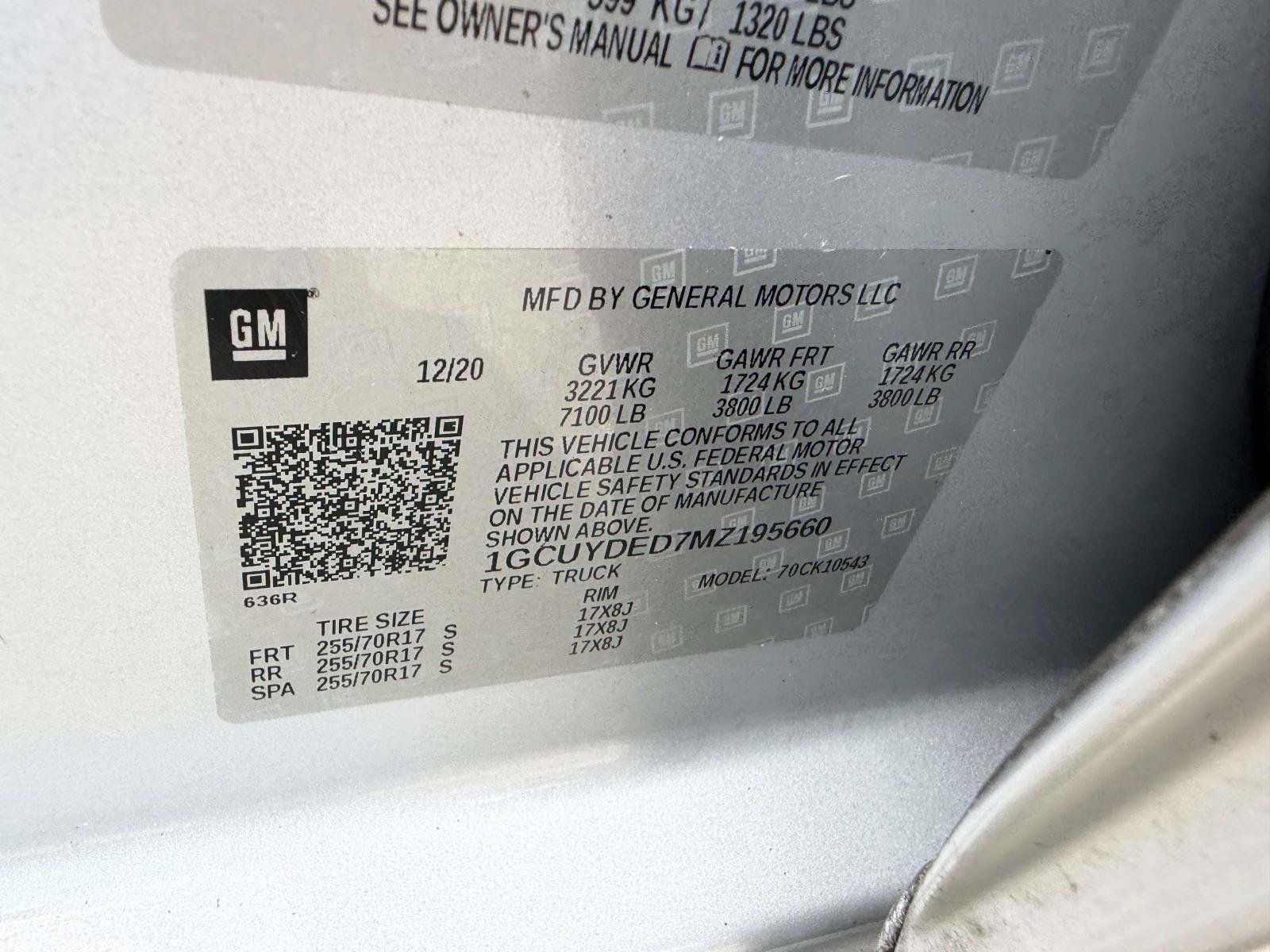 Used 2021 Chevrolet Silverado 1500 LT w/ Bed Protection Package AWD/4WD image 20
