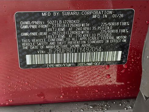 New 2026 Subaru Outback Premium image 31