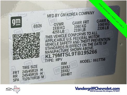 New 2026 Chevrolet TrailBlazer RS w/ Convenience Package FWD image 22