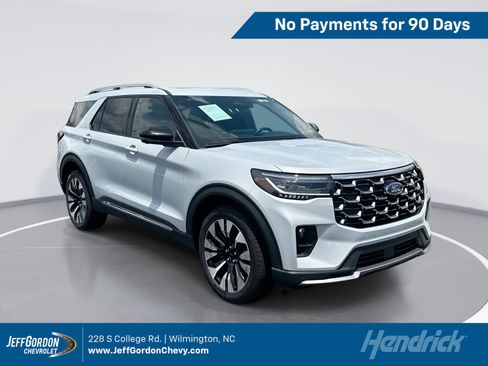 Used 2025 Ford Explorer Platinum w/ LUX Leather Package AWD/4WD image 1