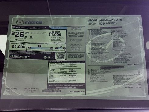 New 2026 MAZDA CX-5 2.5 S w/ Premium Package image 20