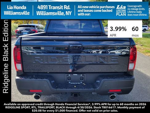 New 2026 Honda Ridgeline Black Edition image 4