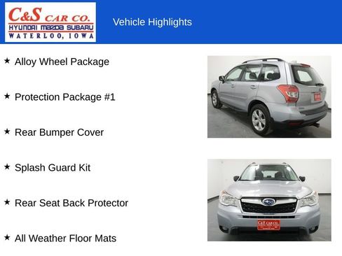 Used 2016 Subaru Forester 2.5i w/ Protection Package #1 AWD/4WD image 7