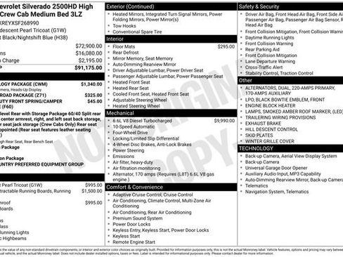 Certified 2025 Chevrolet Silverado 2500 High Country w/ Technology Package AWD/4WD image 5