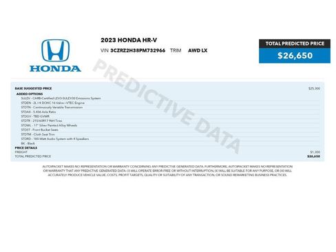 Used 2023 Honda HR-V LX image 2