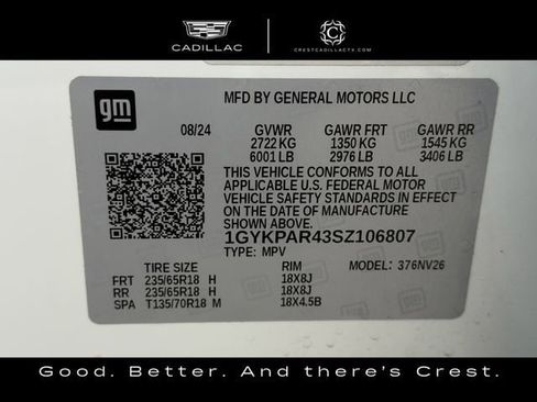 Certified 2025 Cadillac XT6 Luxury FWD image 39