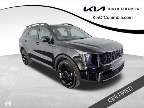Certified 2025 Kia Sorento SX Prestige w/ Olive Brown Leather Package AWD/4WD image 1