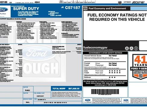 Used 2018 Ford F250 Lariat w/ Lariat Value Package image 27