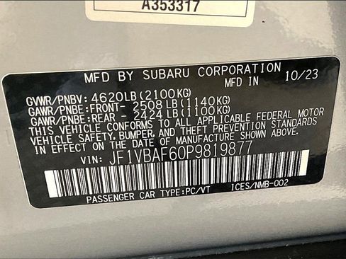 Used 2023 Subaru WRX Premium image 35