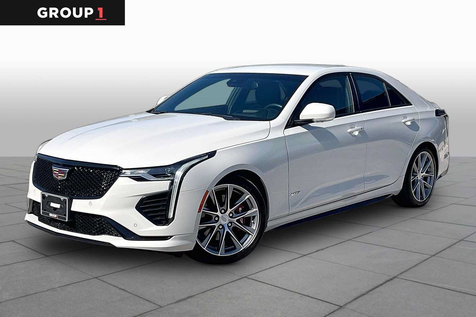 Used 2021 Cadillac CT4 V w/ Technology Package RWD image 1