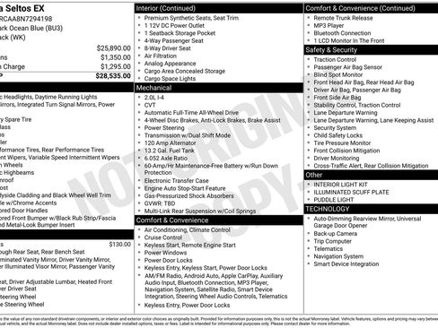 Used 2022 Kia Seltos EX image 23