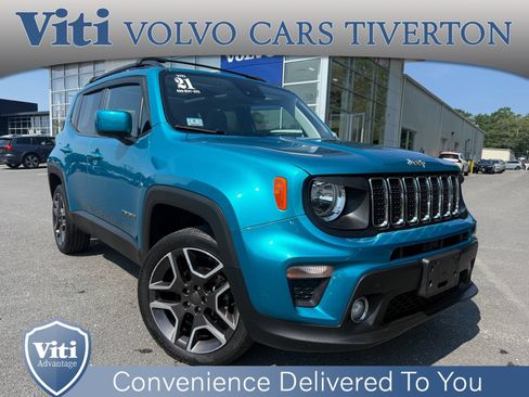 Used 2021 Jeep Renegade Latitude w/ Sun & Sound Group AWD/4WD image 1