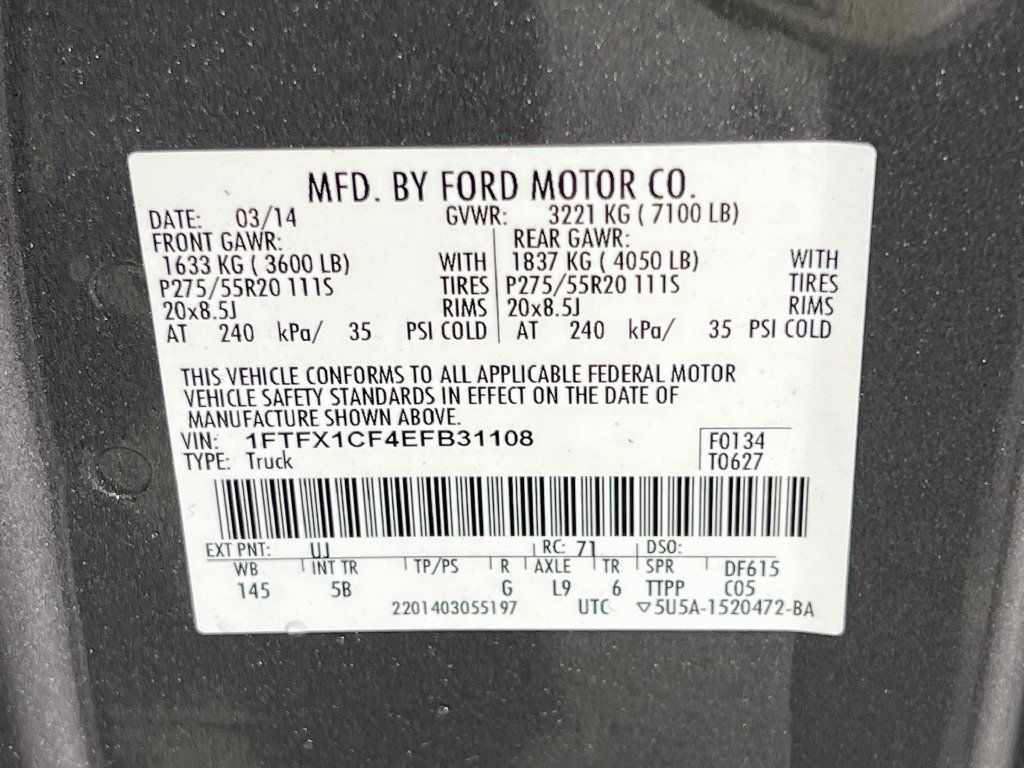 Used 2014 Ford F150 FX2 w/ Equipment Group 402A Luxury RWD image 12