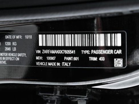 Used 2019 Alfa Romeo Giulia w/ Quick Order Package 22K Sport image 55