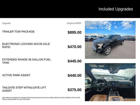 Used 2017 Ford F150 Limited w/ Trailer Tow Package AWD/4WD image 5