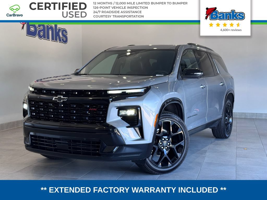 Certified 2025 Chevrolet Traverse RS AWD/4WD image 1