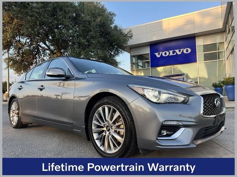Used 2021 INFINITI Q50 Luxe w/ All Weather Package AWD/4WD image 1