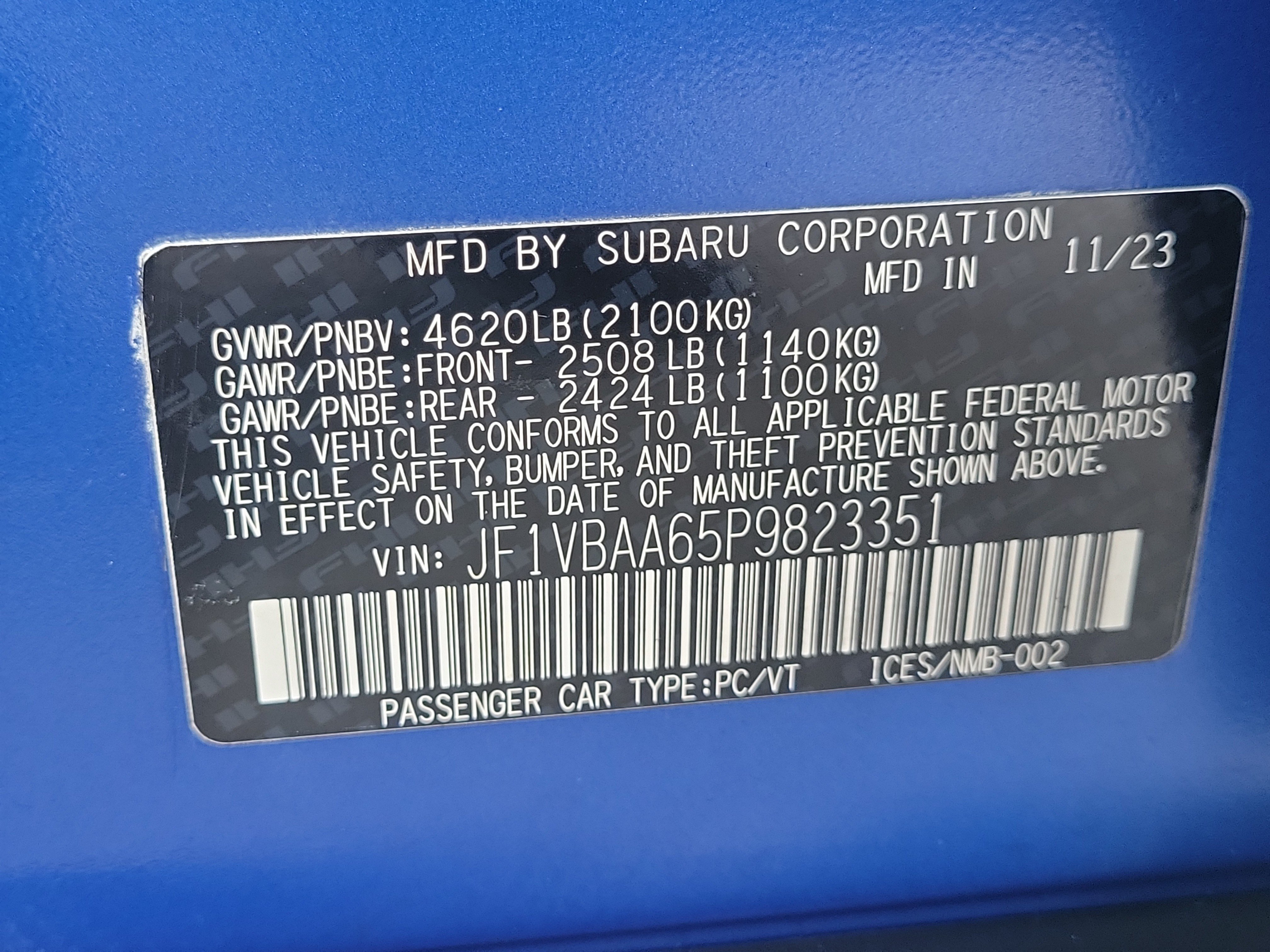 Used 2023 Subaru WRX AWD/4WD image 35