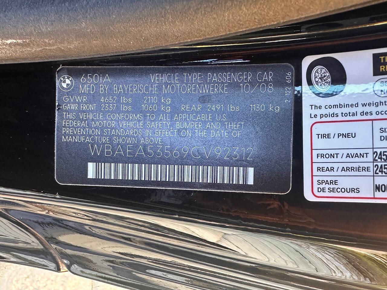 Used 2009 BMW 650i Coupe RWD image 10