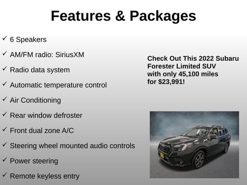 Used 2022 Subaru Forester Limited w/ Popular Package #3 image 13