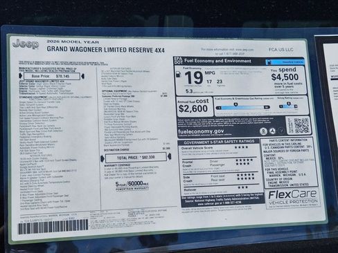 New 2026 Jeep Grand Wagoneer Limited image 18