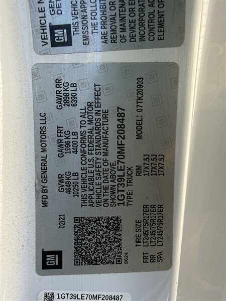 Used 2021 GMC Sierra 2500 4x4 Regular Cab w/ Convenience Package image 4