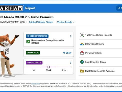 Used 2023 MAZDA CX-30 2.5 Turbo w/ Premium Package AWD/4WD image 10