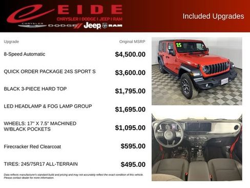 Used 2025 Jeep Wrangler Unlimited Sport AWD/4WD image 13