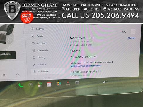 Used 2024 Tesla Model Y Long Range AWD/4WD image 2